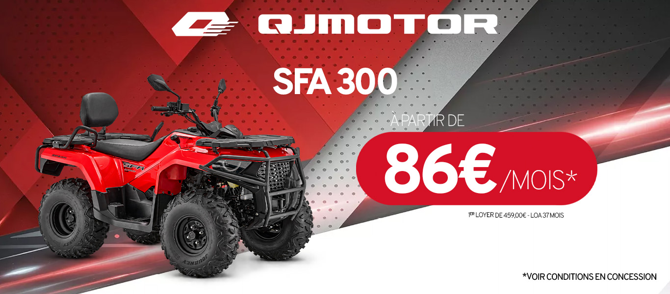 QJMOTOR SFA 300 — à partir de 86 €/mois*